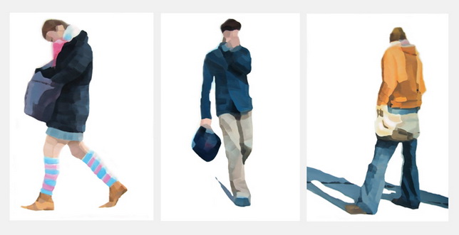 LiFang 05.01.2008 paris chacun 130x81cm huile 2008